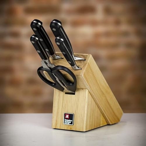 Richardsons Sabatier Trompette 5pc Knife Set in Wood Block