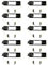 Fenteer 10 x N-Spur-Modelleisenbahn-IC-Platine, Modifikation Universal Upgrade Electric Train Parts, für 1:160 Modelleisenbahnen, Szenenlayout