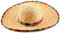 Swakuta Chapeau d'ombrage mexicain géant en paille - Chapeau cinco de Mayo Fiesta avec bordure en sérape pour adulte et adolescent (couleur style 1)