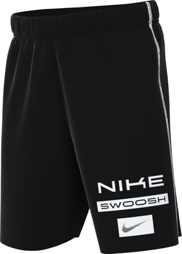 Nike Kinder Df Multi WVN Love Shorts, Black/White, 10/12 Jahre