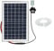 10W Solar Wasserpumpe mit Filter, 9V Tauchpumpe für Fischteich, 2,5 m Hubhöhe, 2 m Rohr, Umwälzfilterung, Sauerstoffsystem für Aquarium