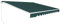 COSTWAY Toldos Exterior Terraza Retractil Plegable, Toldo para Ventana de Metal y Poliéster, Multifuncional Toldos Exterior con Manivela, Impermeable Adecuado para Balcón (400 x 250 cm,Verde)