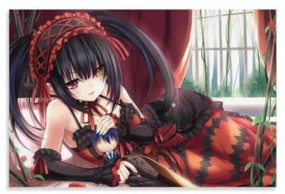 SUYEKON Poster Date A Live Miss Kurumi auf Leinwand, Wandkunst, dekoratives Bild, Drucke, moderne Dekoration, 40 x 60 cm