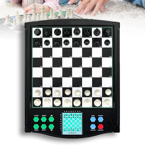 Elektronisches Schachbrett mit Sprachlehrer, 30 Spielmodi für Zwei-Spieler- und Familienspiele