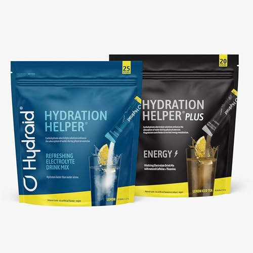 Hydraid® LEMON Duo Set: 25x Hydration Helper® Lemon + 20x PLUS ENERGY Lemon Iced Tea