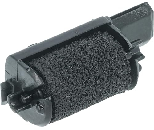 vhbw Farbrolle | Farbwalze Schwarz kompatibel mit Olympia IR 30 Taschenrechner, Registrierkasse
