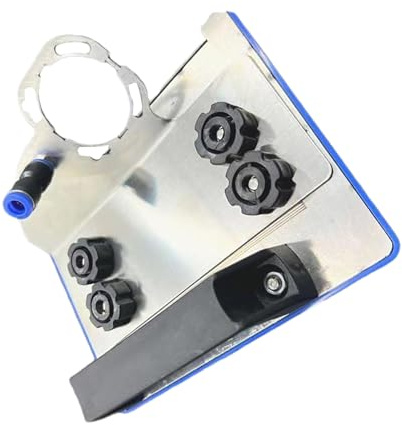 Grinder Bracket - Precision Chamfering Tool, Angle Grinder Stand with Adjustable Miter Guide, Professional Tile Cutting Attachment, Ideal for Workplace Masonry Carpentry
