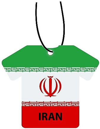 Personalisierter Iran Flag Jersey Auto Lufterfrischer
