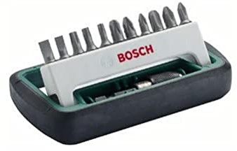 Bosch Accessories 2608255994 DIY 12-teilig Kompakt Bitset Silber
