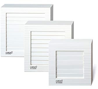 CATA Extractor B-10 Matic Con Cierre Automático Potencia 15W Color Blanco