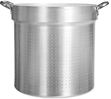 Unbekannt Sieb zylindrischen Dicke von 3 Millimeter mit Zwei festen Griffen INOX, Durchmesser 450 mm Cod. alma17345