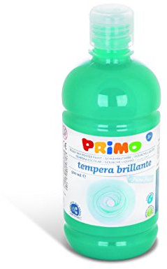 PRIMO Schulmalfarbe / Tempera-Farbe, geeignet für Kinder, mit Dosierverschluss, 500 ml Flasche, versch. Farben (türkis)