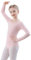 FONLAM Body da Danza Balletto per Bambine Ragazze Manica Lunga Leotard Ballet Ginnastica Ritmica Bambine (Rosa, 9-10 Anni)