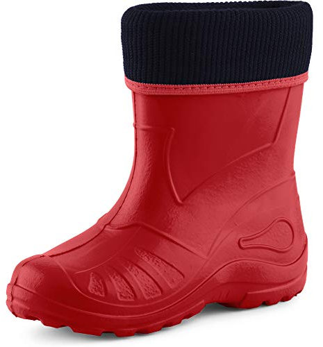 Ladeheid Stivali Bambino e Bambina in Eva KL058 (Rosso, 35 EU)