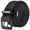 VRLEGEND Gürtel Herren Canvas Gürtel 120-180cm Jeans Gürtel Stoffgürtel Outdoor Casual Gürtel Militär Leinwand Stoff Gürtel Jeansgürtel Belts (120 cm, Schwarz)