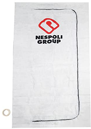 Nespoli Protector de Pintura para Puertas, Aislamiento de puertas, Tamaño 110cmx220cm, Ideal para Proteger Puertas