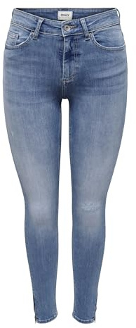 ONLY Female Skinny Jeans ONLBLUSH Mittlere Taille Skinny Fit Knöchellang Jeans