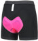 ZLRS Radunterhose Damen Fahrradhose Gepolstert 4D Atmungsaktiv Radlerhose Unterwäsche Fahrradunterhose Fahrradslip Fahrrad Unterhosen Schwarz M