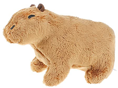 DAWRIS Simulation Capybara Plüschtier, Capybara Kuscheltiere Plüschtier Wildtiere Stofftiere Super weiche gefüllte Spielzeug Plüsch Realistische Kuscheltier Für Kinder Und Freunde (Braun)