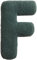 Fouriding Plüsch Buchstaben Kissen Englisch Alphabet Niedlich Wurf Kissen Zimmer Couch Dekorative Kissen für Kinderzimmer Sofa Bett Boden Auto Dekorative (F)