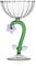 Ichendorf Milano Champagnerschale lila Blume | Botanische Kollektion | 28 cl | Borosilikatglas | handgefertigt