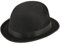 labreeze Black Velour Bowler Hat Adults Charlie Chaplin Victorian Fancy Dress Party Hat