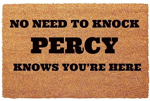 Personalised Doormat Printed Cat Dog Door Mat Customised Pet Design 40 x 60cm Anti-Slip Indoor Outdoor Home Welcome Mat [No Need to Knock...]