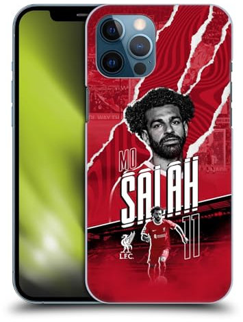 Head Case Designs Officially Licensed Liverpool Football Club Mohamed Salah 2023/24 First Team Hard Back Case Compatible With Apple iPhone 12 Pro Max