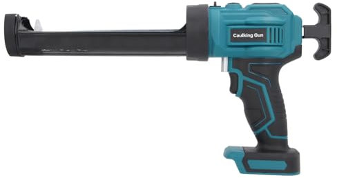 Cordless Caulking Gun 4 Speeds Battery Operated Rechargeable Caulk Gun with LED Light for Home Renovations Kitchen Countertop