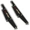 JSCARLIFE 2 soportes de ABS para limpiaparabrisas de coche, alerón de ala, protector de limpiaparabrisas, accesorios decorativos para vehículo, coche, SUV (negro-1)