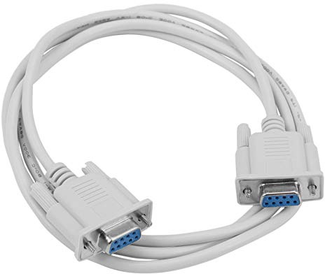 Hermosiey 1 STueCK 5ft F/F Serielle RS232 Null Modem Kabel Weiblich zu Weiblich DB9 FTA Kreuz Verbindung 9 Pin Daten COM Kabel Konverter PC Zubehoer
