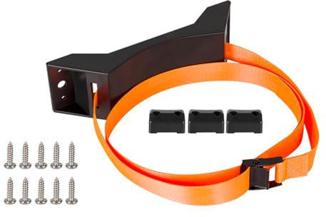 LIbgiubhy Support de ceinture de bouteille de gaz pour camping-car. Gardez l'équipement stable lors de longs voyages. Rangement sûr des appareils extérieurs