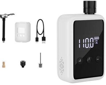 DOUDINGMAO Portables Electric Air Pumps Rechargeable Bikes Inflator Smarted Bike Pumps for Bikes and Sports