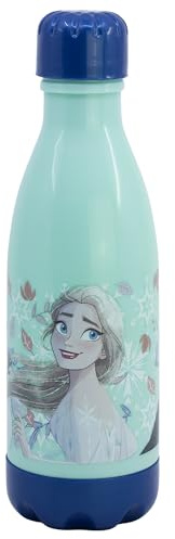 Stor Wiederverwendbare Trinkflasche Die Eiskönigin 560ml - BPA-freies Kunststoff mit Schraubverschluss - Ideal für Schule Sport und Ausflüge