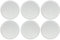 STEINWOHN Set di 6 piatti per pizza, XL, Ø 33 cm, in porcellana di alta qualità, prodotti in UE, resistenti alla lavastoviglie e agli urti