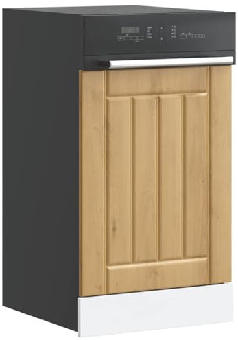 NQJIBUE Item-Dishwasher Panel Lucca Artisan Oak Engineered Wood,Cabinets & Storage,Kitchen Cabinets