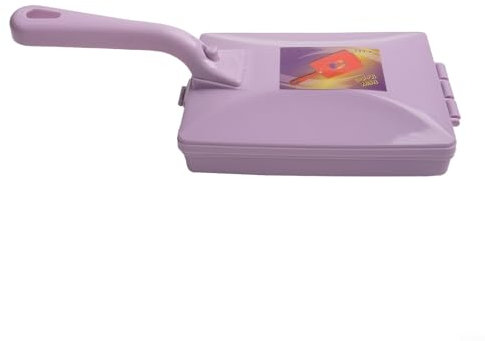 Rollbürste Kehrmaschine für den Heimgebrauch sammelt mühelos Krümel und Schmutz von verschiedenen Oberflächen (lila)