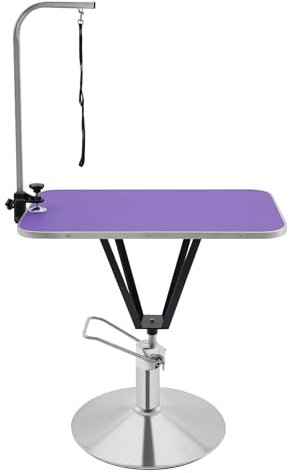 CLEADONG Großer Schertisch für Hund und Katze, Klappbar Schertisch Hundepflegetisch Höhenverstellbar, Groomer Tisch Pflegetisch für Tiere