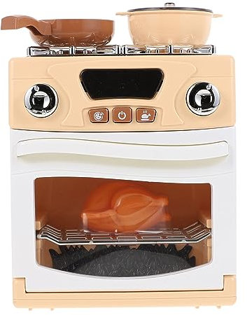 Kisangel 1Stück Mini Ofen Für Simuliertes Möbelspielzeug Mit Süßem Design Für Kreatives Rollenspiel Und Interaktion Leicht Und Sicher Für Stundenlangen Spielspaß