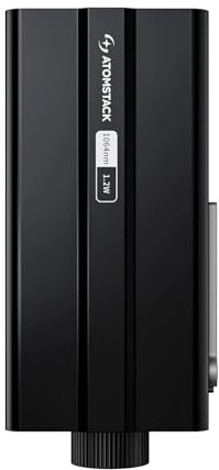 Atomstack P1 1.2W Infrarot Lasermodul für Graviermaschine, 1064nm Punkt 0,03 x 0,03 mm, Präzisionsgravur, Metallgravur für Edelstahl, Gold, Silber, ABS, Arbeitsbereich 105 x 100 mm