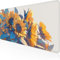 Mouse Mat White Desk Mat Sunflower Slim Waterproof Gaming Mouse Pad, Soft Smooth Surface Washable with Seamed Edges Rubber Mousepad for Laptop, Office Multifunctional Protector 1600x800x3mm XY-738