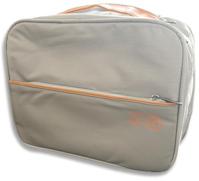 Travel Cable Organiser Bag, Camera Bag Electronics Accessories Tech Pouch, Travel Cube Packing Cube Gadget Bag for Holiday Essentials, Cables, Gameboy, Power Bank, USB Drive, Charger, Disk (Silver)