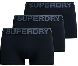 Superdry Herren Bio-Baumwolle Trunk Dreierpack
