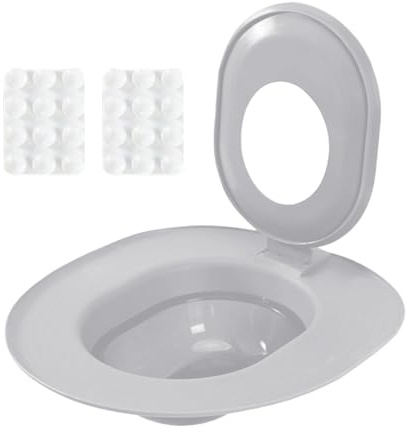 Kit d'apprentissage à l'utilisation des toilettes pour les chats - Lunette de toilette amovible - Kit de dressage pour chat avec lunette de WC | pour Maison, Appartement, Salle de Bain, Cave, Intérieu