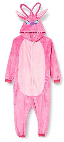 Everglamour- Combinaison, Unisexe-Adulte, Imprimé Animal, 5055601171234, Rose, S