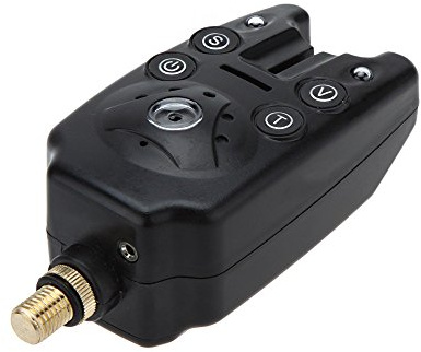 Lixada Fishing Bite Alarm,Sensitive Fishing Bite Alert Sound Alarm Sensitively,Fishing Bite Indicators with LED Lights for Daytime/Night Carp Fishing Outdoor