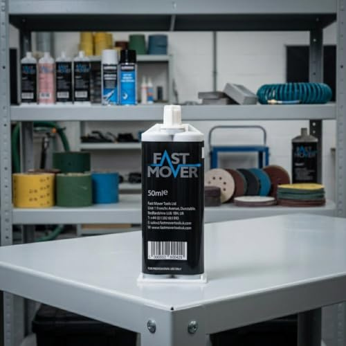 Fast Mover Tools, 2K PU Plastic Repair Cartridge, 50ml