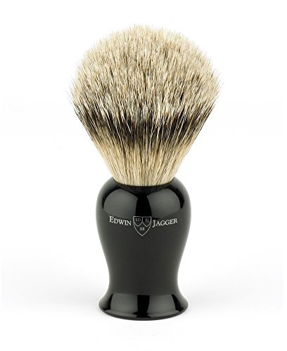 Edwin Jagger Plaza Imitation Ebony Best Badger Shaving Brush