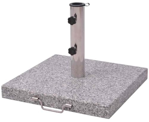 vidaXL Schirmständer quadratisch 48 x 48 cm Garten Sonnenschirm Base-Halter