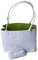 Grau & Grün (15L) Damen Shopper Filztasche Shopper Handtasche groß Schultertasche shopper, shoppertasche, kinder tasche, filztasche damen, modische tasche